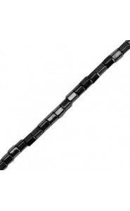 Hematite Perlen Tube 2mm Black